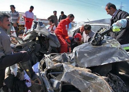 خوزستان/ ۴ فوتی در تصادف خودروی پژو و نیسان
